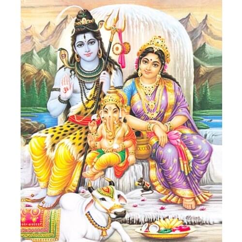 YNX new 5D diamond painting round diamond religious cross stitch square diamond DIY Indian saint figure diamond painting