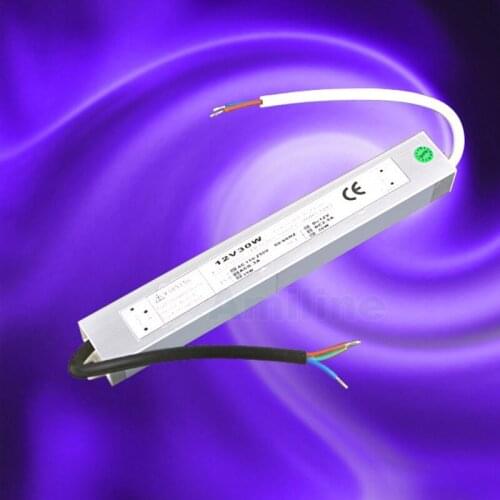 Wholesale 12V 2.5A 30W Waterproof driver transformer power supply for LED Light Strip Switch 110V 220V AC 90V-250V to DC 12V