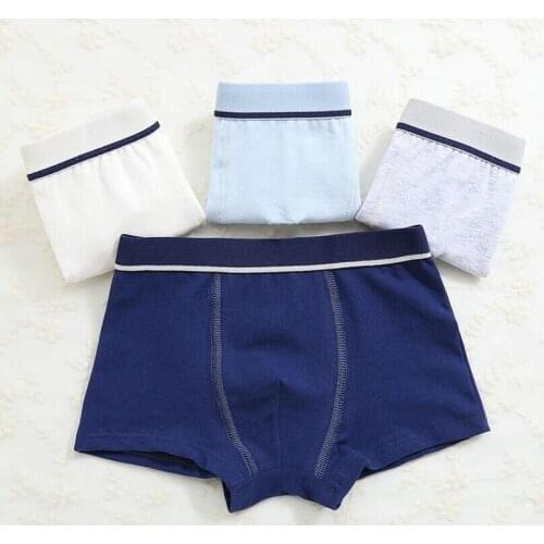 3Pcs/Lot Clothing Boxer/ Modal Underwear/ Cartoon Childrens Pants/ Cotton Boys' Panties For 2-10 Years