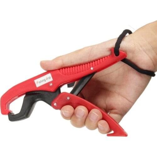 4 Colors Free Ship Fish Lip Gripper 6" 9" Grip Bass Trout ABS Fishing Pliers Gear Floating Controller Fish Tool Tackle Plastic