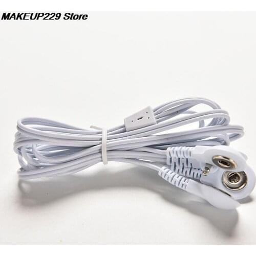 2.5mm 4-way Electrode Lead Wires Connecting Cables for Digital TENS Therapy Machine Massager Electrode Wire Plug