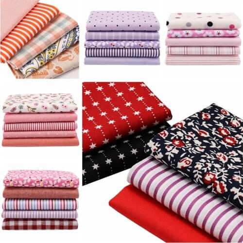 25*25cm Floral cotton printed patchwork fabric for Sewing dollss clothes handmade craft Accessories P32