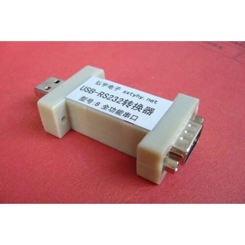 5Pcs Full function USB 2.0 to Serial Port RS232 9-wire Adapter Cable USB to DB9 Adapter, Support Win7