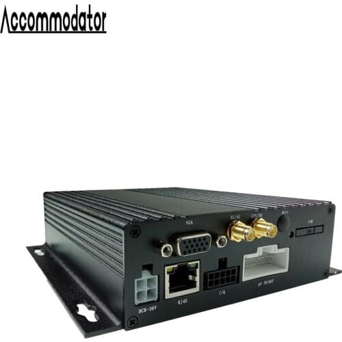 Ahd 1080p dual sd card remote 4g GPS monitoring host h.265 wide voltage new truck mobile DVR