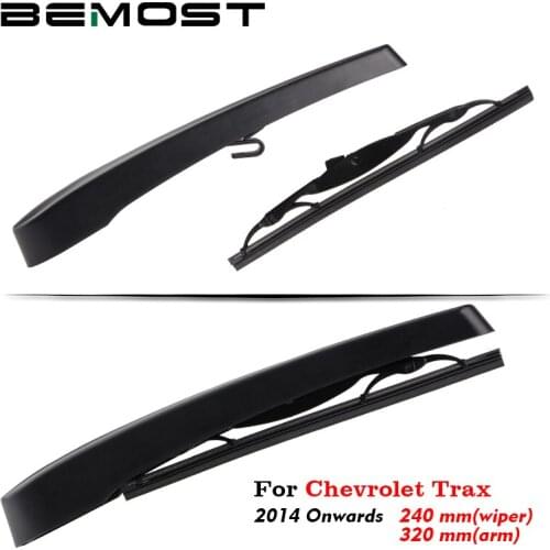 BEMOST Auto Car Rear Windshield Windscreen Wiper Arm Blades Natural Rubber For Chevrolet Trax 240MM 2014 2015 2016 2017 2018