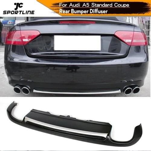 Car-Style Carbon Fiber / FRP Racing Rear Bumper Lip Diffuser for Audi A5 2-Door Coupe Convertible 2008 - 2011