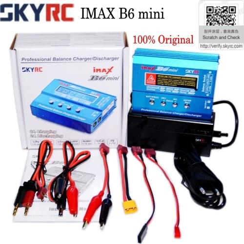 Original SKYRC IMAX B6 MINI Balance Charger Discharger For RC Helicopter Re-peak NiMH NiCD LiHV NiCd PB Li-ion Battery Charger