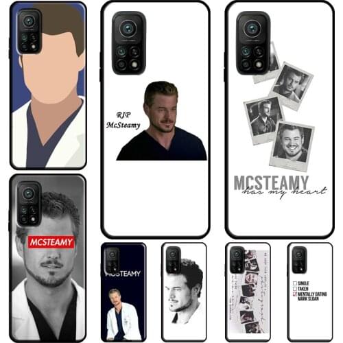 Greys Anatomy McSteamy Heart Mark Sloan Case For POCO X3 Pro F3 M3 F2 F1 Phone Case For Xiaomi Mi 11 Lite Ultra Mi A3 10T 9T Pro