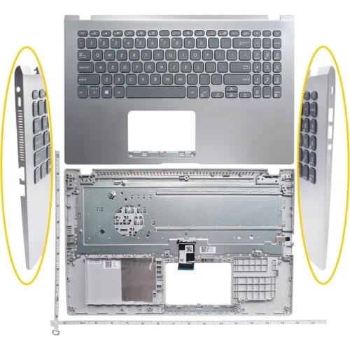 Laptop Us keyboard For Asus FL8700 Palmrest top case cover