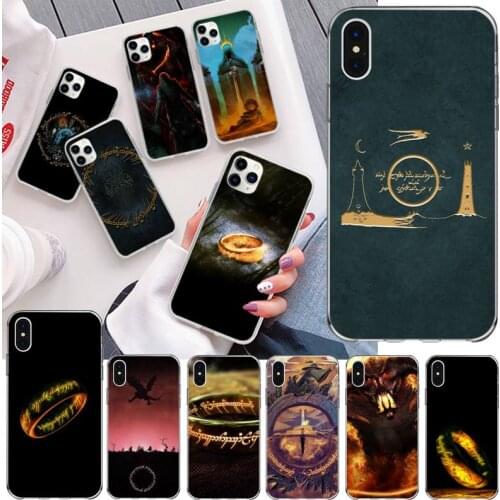 Lord ring movie LoTR Phone Case For iphone 12 11 Pro Max Mini XS Max 8 7 6 6S Plus X 5S SE 2020 XR Silicone Soft Cover