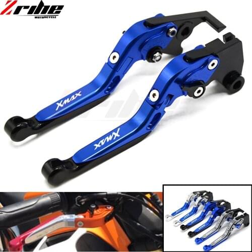 For YAMAHA X-MAX XMAX X MAX 125 250 400 CNC Motorcycle Levers Set Adjustable Folding Extendable XMAX 125 250 Brake Clutch Levers