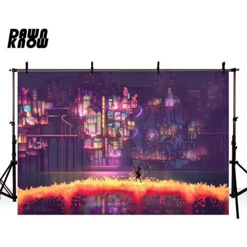 DAWNKNOW COCO Miguel Photography Background Backdrop Cartoon City Poster Baby Party Planning Tapestry Photocall Photo Studio