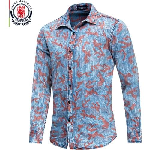Mens Silk Shirts Fredd Marshall China