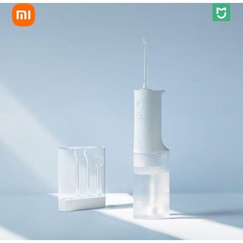 Xiaomi Mijia Oral Irrigator Dental water jet 200ml 4 model USB Rechargeable Teeth whitening water flosser Teeth Cleaner+4 Jet