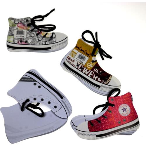Creative sneakers styling notes Cute kawaii sticky notes memo Learning stationery notebooks for school office stationery