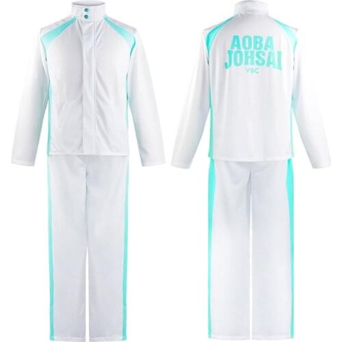 Haikyuu Aoba Johsai Oikawa Tooru Jacket Pants Volleyball Team School Uniform Cosplay Costume Haikiyu Jerseys Sportswear