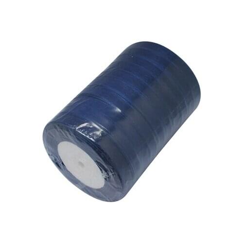 Organza Ribbon, DarkBlue, about 10mm wide, 50yards/roll, 10rolls/group, 500yards/group