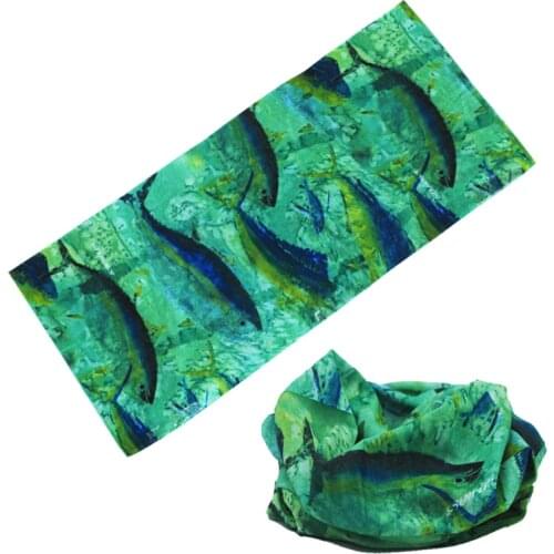 Multifunction Headband Polyester Scarf Seamless Fishing Bandana Fish Design Headwear Tube Pesca Acesorios Carp Fishing