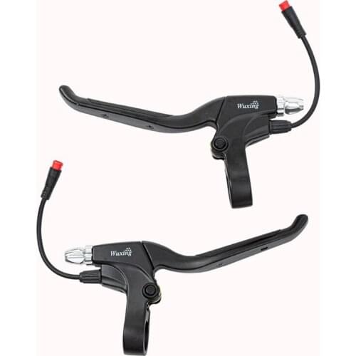 Professional Electric Scooter Brake Lever Handle Bar Replacement Set All-aluminum Brakes Wire Waterproof Insert