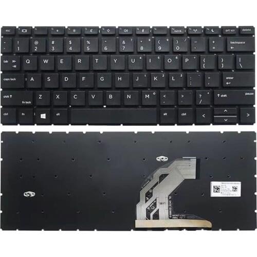 NEW US laptop keyboard FOR HP Probook 445 G6 US laptop keyboard without backlit