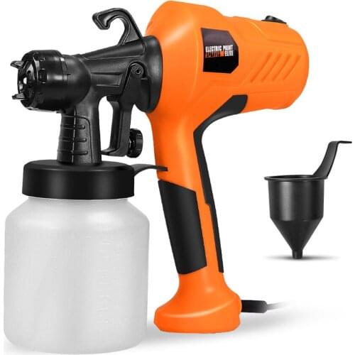 400W/500W Paint Sprayer Portable Electric Sprayer Gun Detachable Airbrush Paint Spraying Tool with 800ml Capacity 110~230V