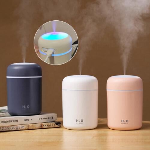 Portable 300ml Humidifier USB Ultrasonic Dazzle Cup Aroma Diffuser Cool Mist Maker Air Humidifier Purifier with Romantic Light