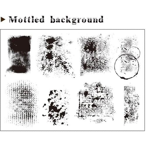 Mottled background Transparent Clear Silicone Stamp/Seal for DIY scrapbooking/photo album Decorative clear stamp A0327