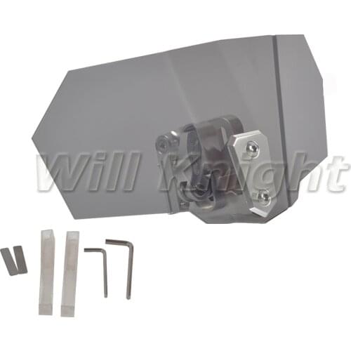 Adjustable Deflector Windscreen Windshield Spoiler for Yamaha BMW Honda Suzuki Kawasaki Universal