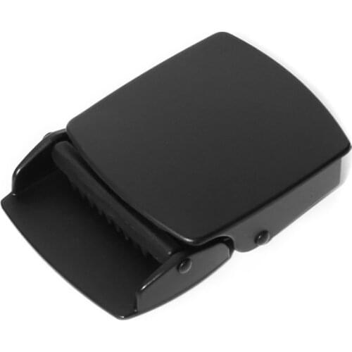 Inside Diameter 40mm Smooth/automatic Buckle Belt Canvas Paint Black Alloy Tactical Belts Nylon Military Waist Metal Buckle