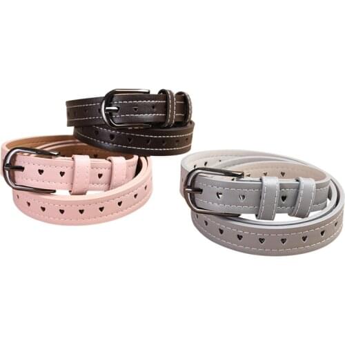 The New Classic Retro Fashion All-Match Light Body Round Buckle Simple Circle Belts For Women Fashion Jeans Female