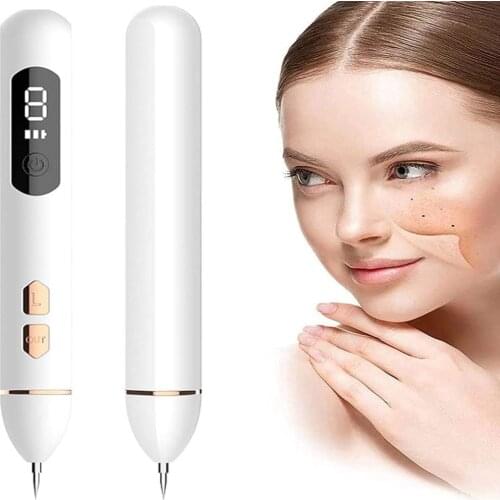 Mole Remover Pen LCD Plasma Pen Professional Laser Skin Tags Remover with9 Adjustable Strength Levels forWart Freckle Nevus Spot