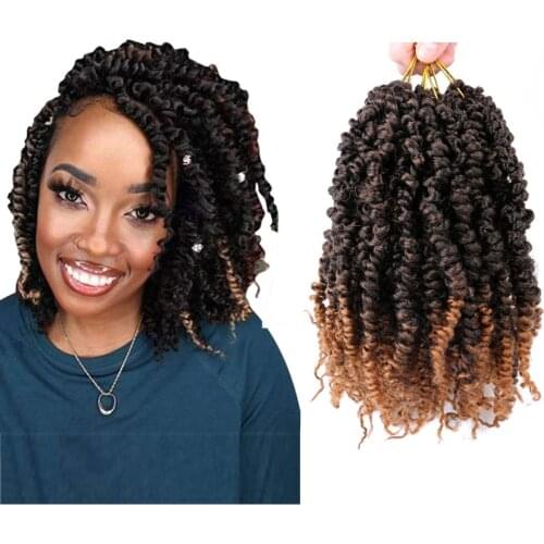 Passion Twist Hair Bomb Twist Pre-Twisted Crochet Hair for Women Pre-looped Synthetic Crochet Braids Hair Extension