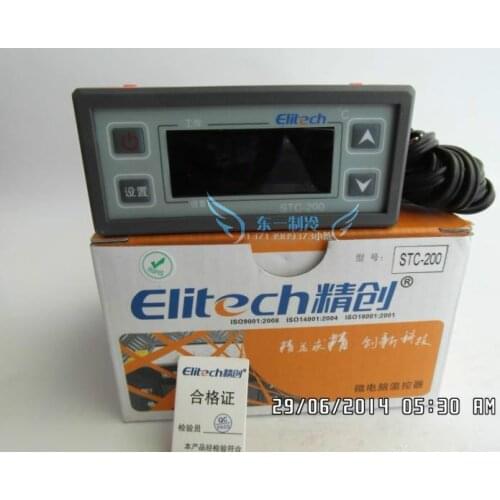 STC200 Jingchuang Thermostat Digital Display Temperature Controller Meter Smart Thermostat Temperature Control Switch Temperatur