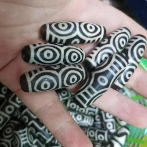 Tibetan agate Longan dzi necklace Bracelet diy bead loose gemstones juwelen natural stone men pendant