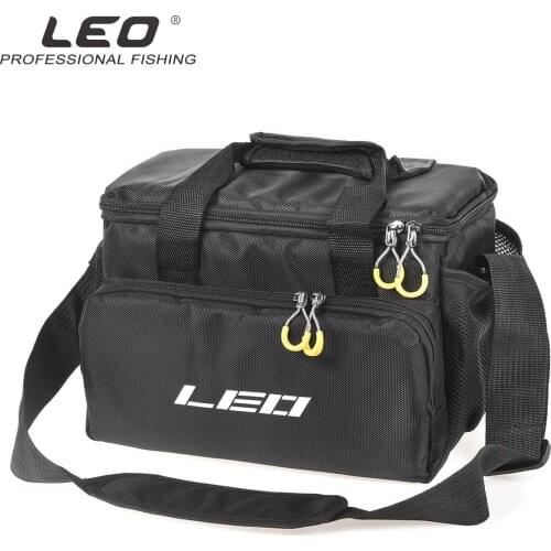 Thickened square Lure sub-bag black diagonal cross fishing bait boat bag fishing tackle bag Free Shipping