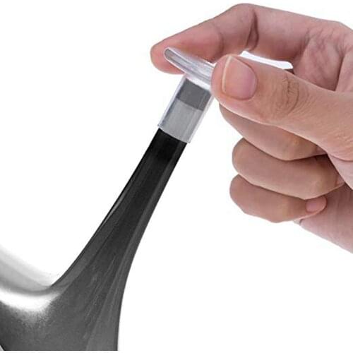 High Heel Protecors Women Transparent Heel Stoppers Heel Repair Caps Covers for Weddings Races Formal Occasions 6pcs