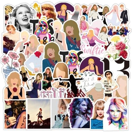 10/30/50 PCS Taylor Singer Game Graffiti Sticker Suitcase Car Motorcycle Mobile Phone Sticker Personality Decoration