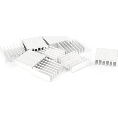 10 Pcs 20mm x 20mm x 6mm Aluminum Heatsink for IC MOSFET SCR