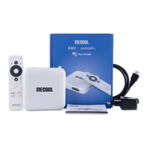 Mecool KM2 10pcs Android 10 G0gle Certified TVBox Global Version support Netf1x 4K D0b1 BT4.2 Prime Video Set Top Box