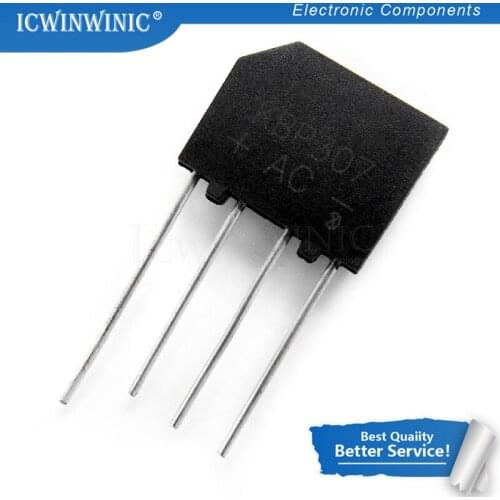 20piece KBP307 ZIP KBP 307 3A 700V Flat bridge bridg new original In Stock