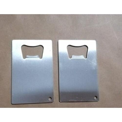 200 pcs Personalized Credit Card Sized Bottle Opener Metal Business Card Bottle Opener