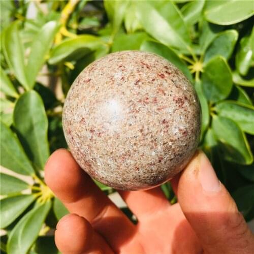 4-6cm Natural crystal Meteorite mother stone divination energy stone ball photography decorative ball 1pc