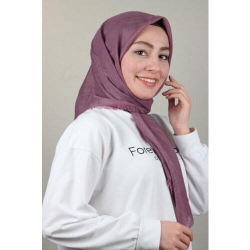 BONJELA SHİNE FLAT SILVERY LINEN SCARF-DESEN-02-RENK-18