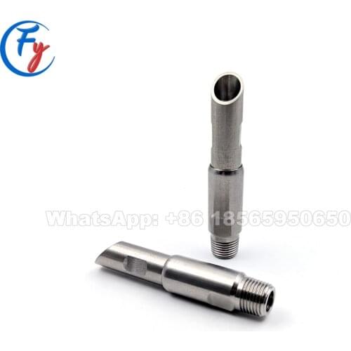 Paper mill double jet rubylith orifice needle spray nozzle, double edge trim nozzle, web trimming nozzle, web trimming nozzle