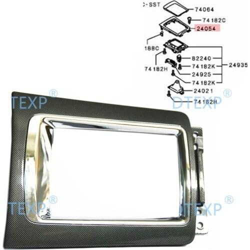 Gear box cover for Lancer Ex carbon fiber board for Lancer Gt shift box plate for Evo 10 X white or balck or silver