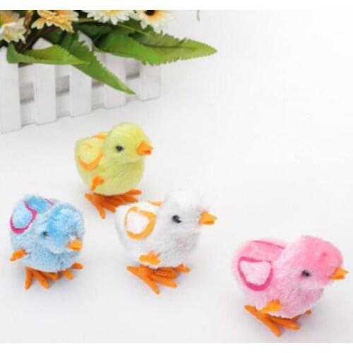 Kids Classic Tin Wind Up Toys Stuffed Chicken Chain Clockwork Chick Chicken Gifts For Kids Boys Girls Randomly Educational Toys