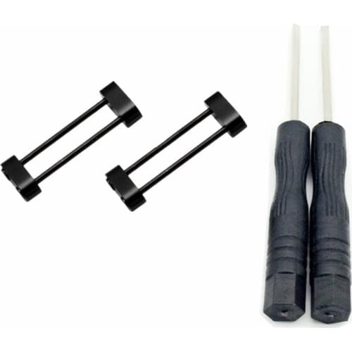 For Suunto Core Series Black Stainless Watchband Connecting Ring Adapters and PVD Screwbars + Tool