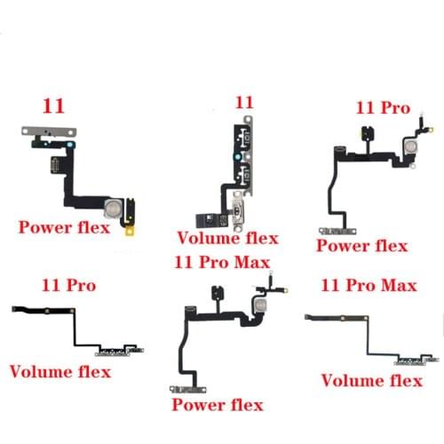 For Iphone 11 11 Pro 11 Pro Max Power Button On Off Volume Button Flex Cable