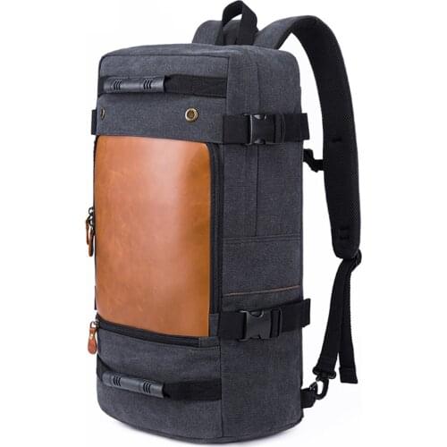 Motorcycle Bag Canvas Retro Backpack Outdoor Large Capacity Luggage Bag Mochila Motociclista Moto Travel Luggage Shoulder Bag