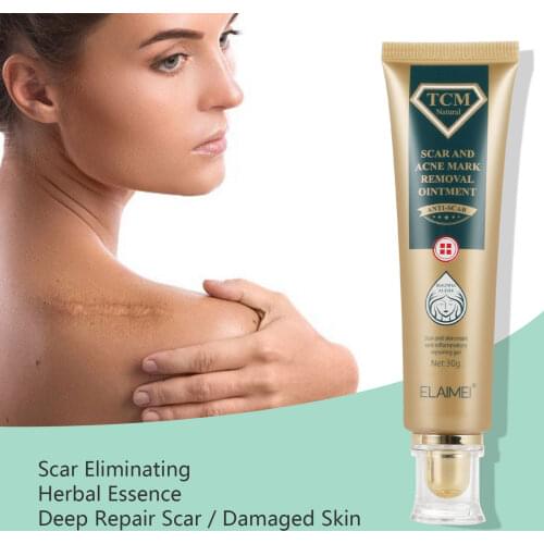 ELAIMEI Scar and Acne Mark Removal Gel OintmentAcne Scar Removal Cream Skin Repair Cream Acne Stretch Marks Treatment Skin Care